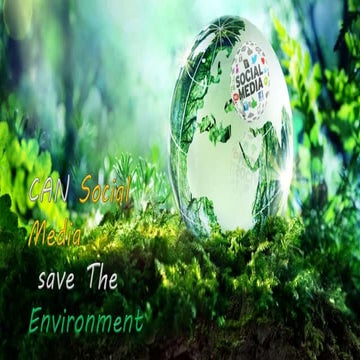 Can social media save the environment