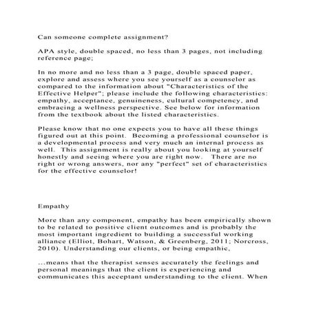 Can someone complete assignmentAPA style, double spaced, no les.docx