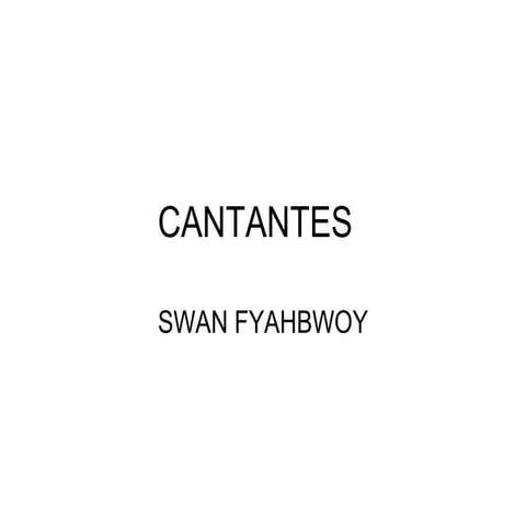 Cantantes