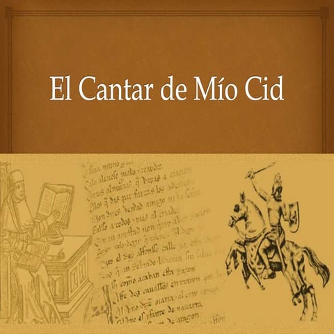 3.1 Cantar de Mío Cid