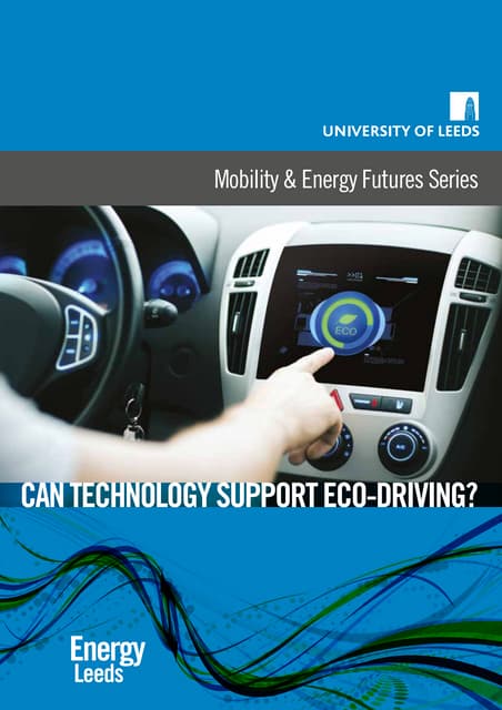 Can technology supprt eco-driving