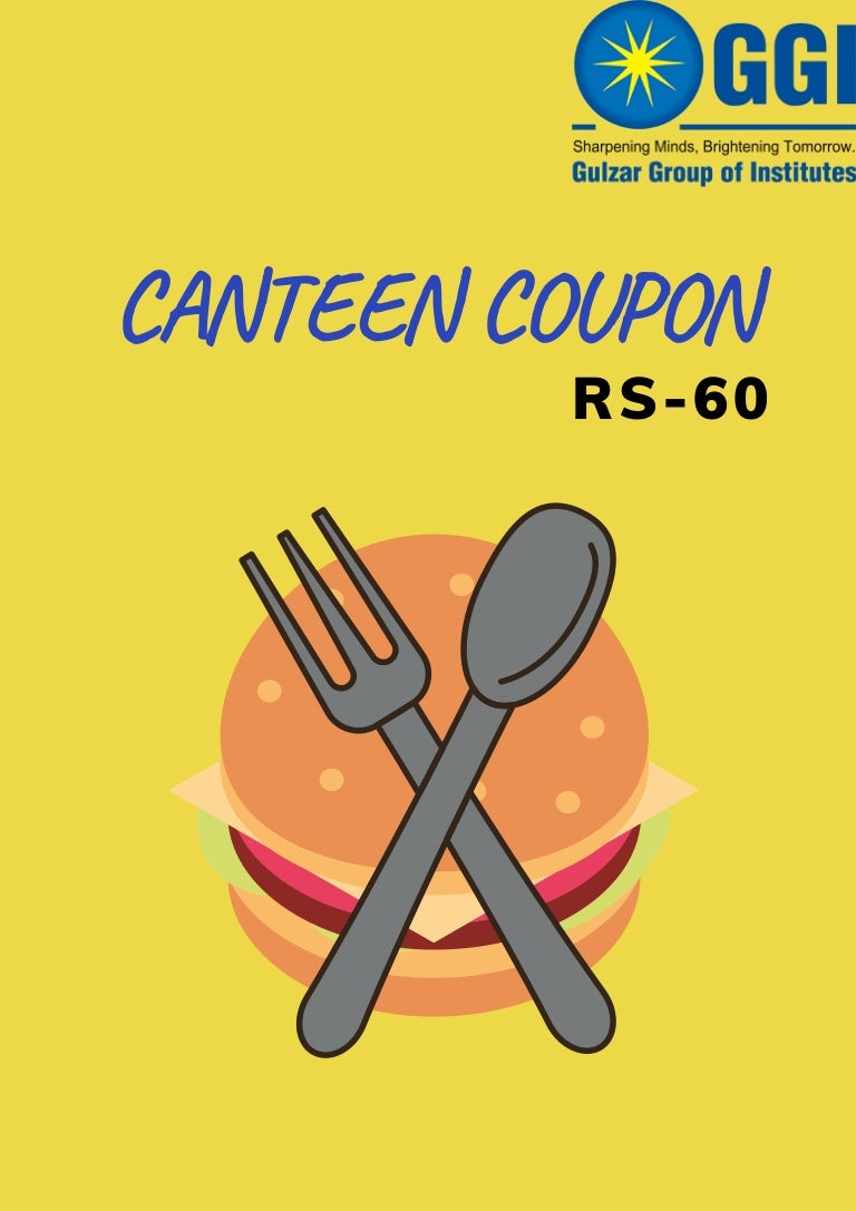 Canteen coupon