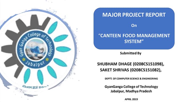 Canteen Food Management System
