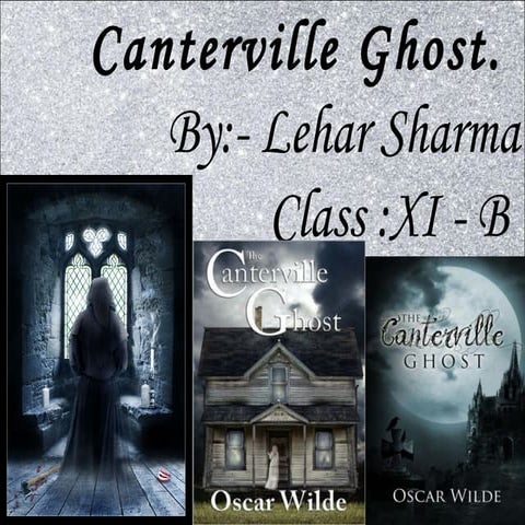 Book Review on English Novel - Canterville ghost 