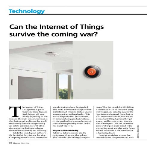 Can the internet of things survive the coming war