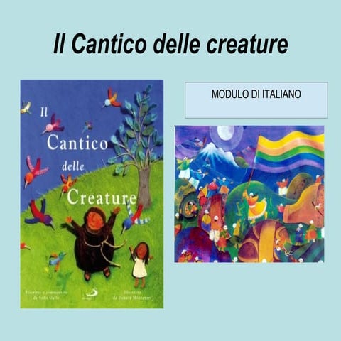 Cantico delle creature | PPT