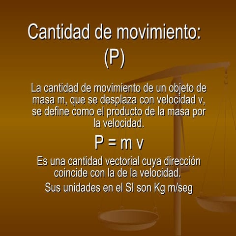 Cantidad de movimiento diapositivas