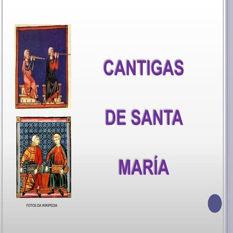 Cantigas sta maria