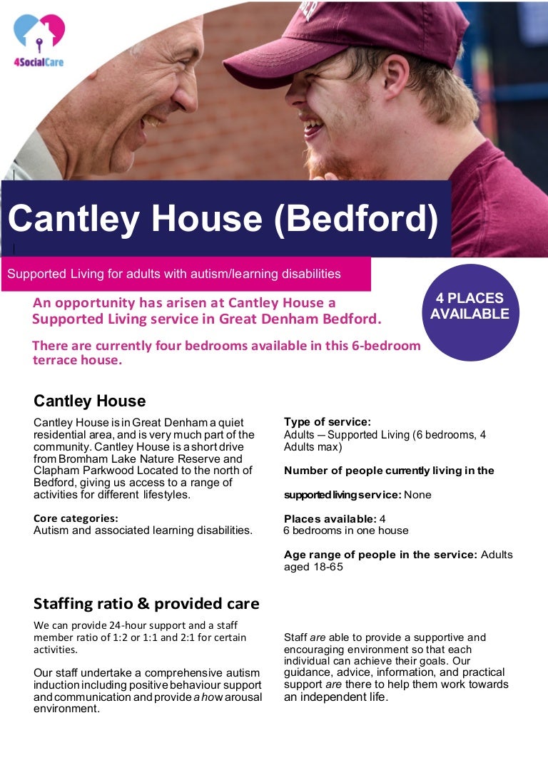 Cantley House Supported Living for adults with autism/learning disabi…