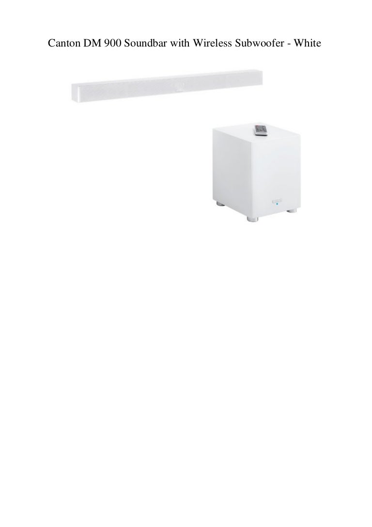 canton soundbar dm 900