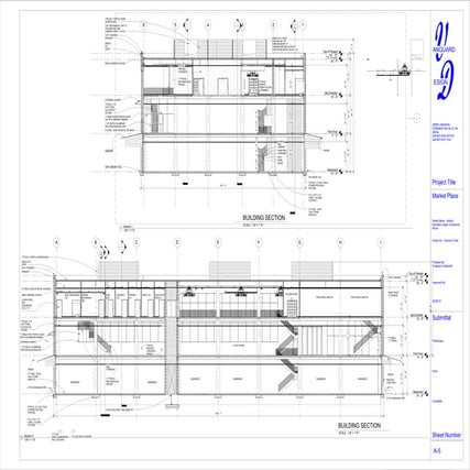 Cantoro market bldg system 2   sheet - a-5 - building section