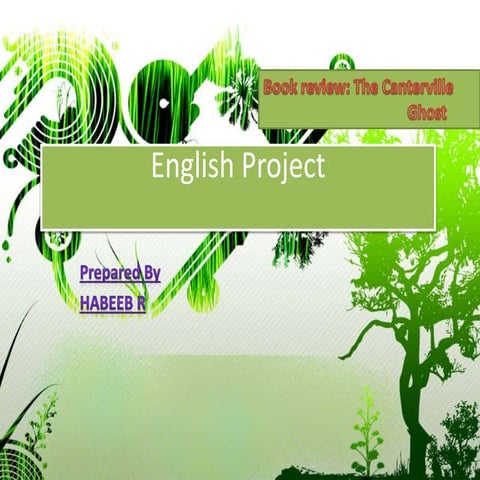 Reading project on The Canterville Ghost