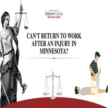 Can't Return to Work After an Injury in Minnesota? | PDF