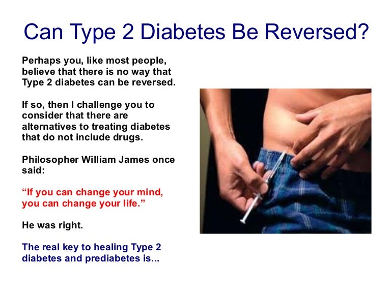 Can Type 2 Diabetes Be Reversed?