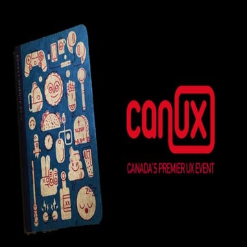 CanUX16 - Blurred Lines - Considering Physicality in Digital Design