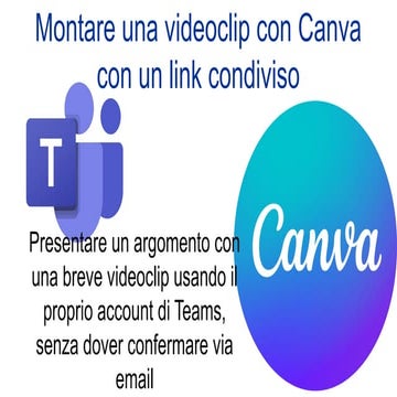 Modificare una Videoclip di Canva condivisa con un link