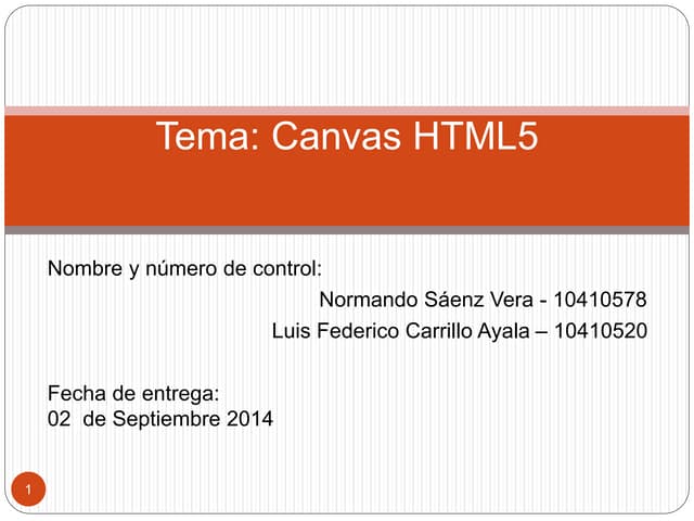 Canvas HTML5