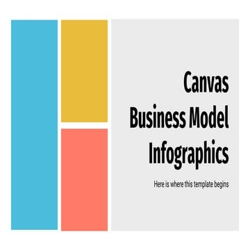 Canvas Business Model Infographics 