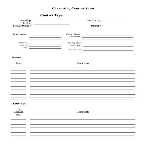 Canvassing Contact Sheet Modified