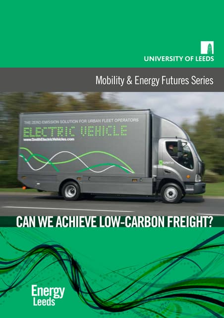 Can we achieve low carbon freight?   