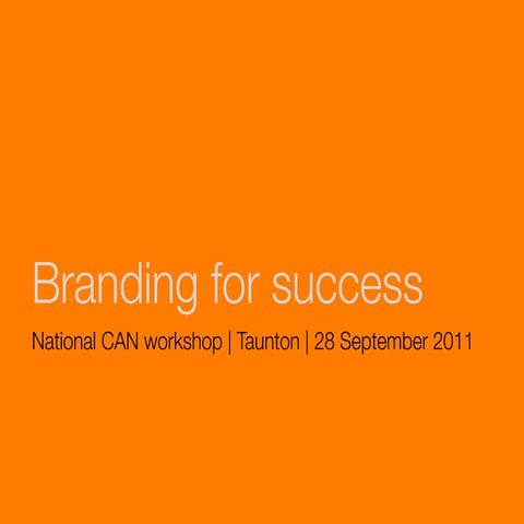 Can Workshop Sep 2011