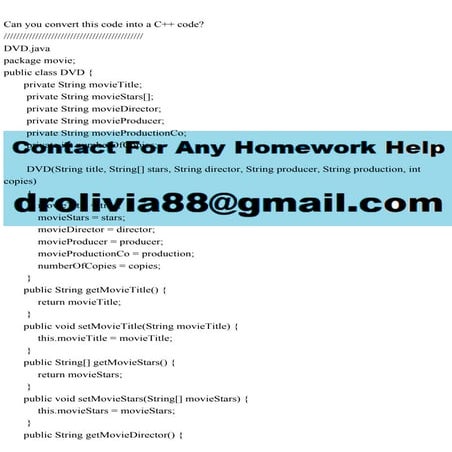 Can you convert this code into a C++ code.pdf