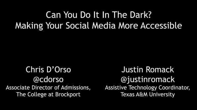 "Can You Do It In The Dark?" 2: Electric Boogaloo