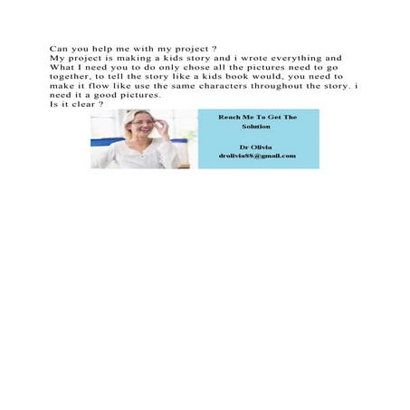 Can you help me with my project My project is making a kids story.docx