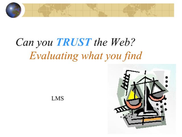 Can you trust_the_web