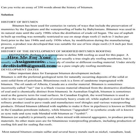 Puma Bitumen - Bitumen Basics | PDF