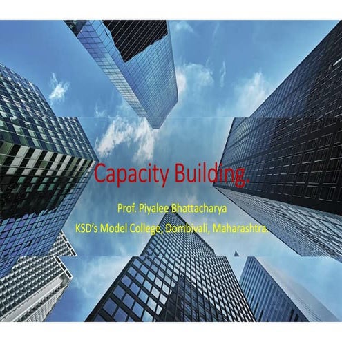 Capacity Building