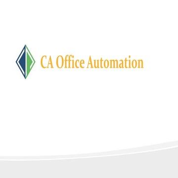 Ca office automation