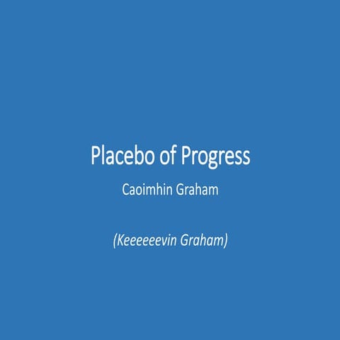 DevOpsDays Warsaw 2015: Placebo of Progress – Caoimhin Graham
