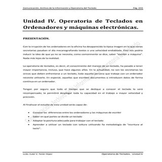 Comunicación, Archivo y Operatoria ...