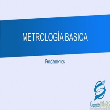Metrologia basica y manejo de instrumentos | PPTX