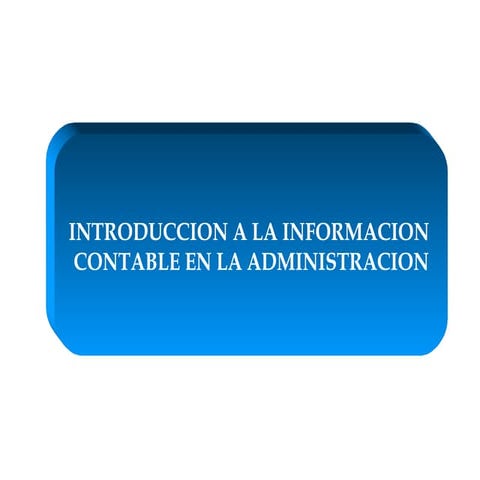 el papel de la informacion contable