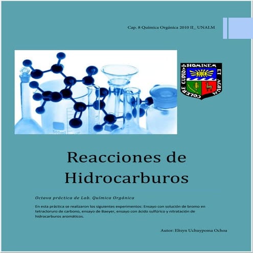 Cap. 8 Reacción de hidrocarburos