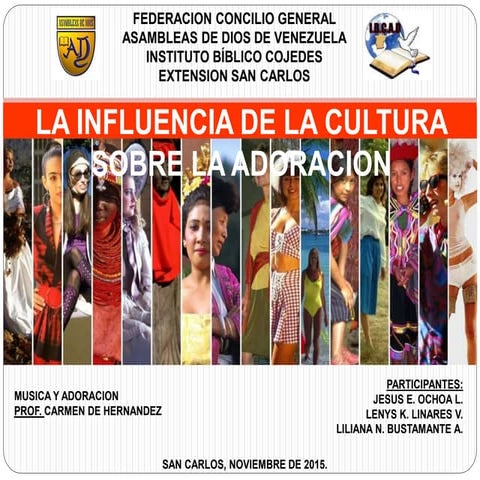 Influencia de la cultura en la adoración