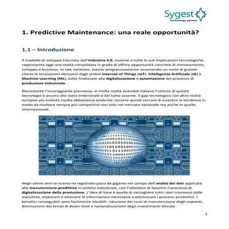 Predictive Maintenance: una reale opportunità?