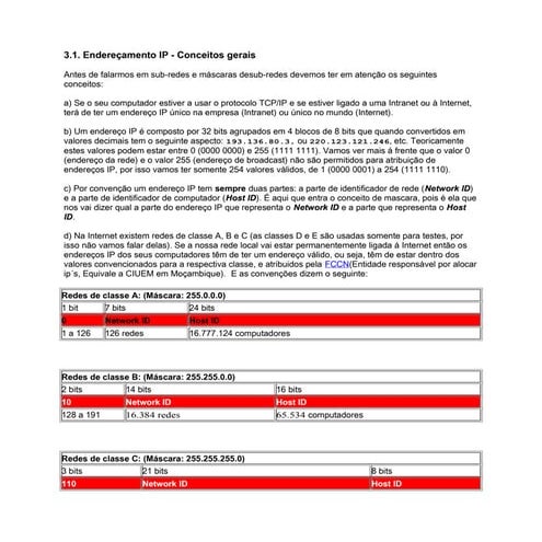 Cap.3  endere%e7amento ip