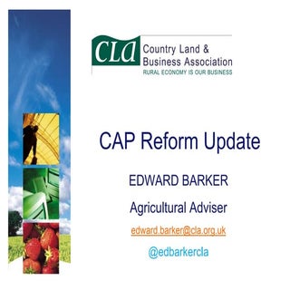 CAP Update presentation - Ed Barker...