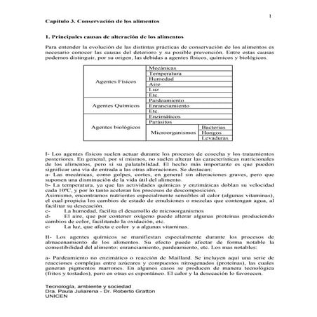 Alteraciones de los alimentos | PDF