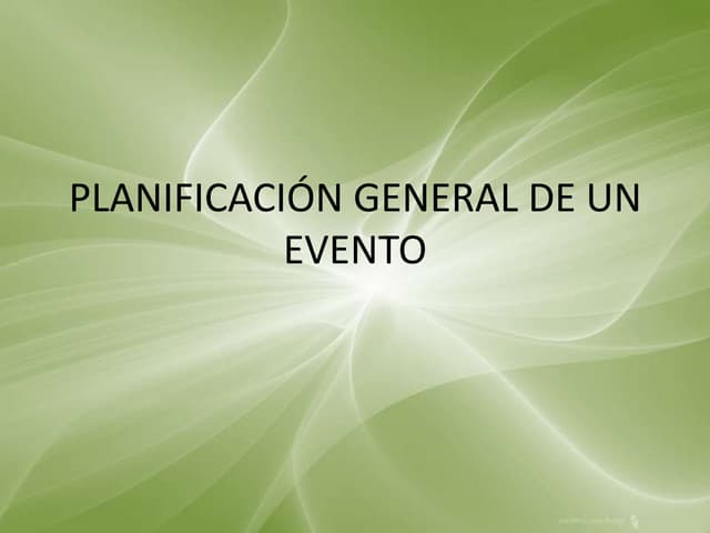 Planificacion y organizacion de eventos y banquete