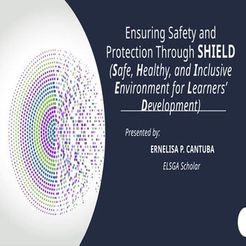 Project SHIELD (Safe, Healthy, and Inclusive Environment for Learners ...