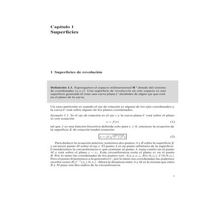 Superficies - Matemática II