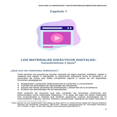 Guía BBPP con MDD - Capítulo 1 Los materiales didácticos digitales: Caracterí...