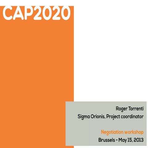 Cap2020 negotiation workshop_15may2013
