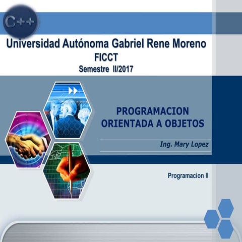 Programacion Orientada a Objetos | PPTX