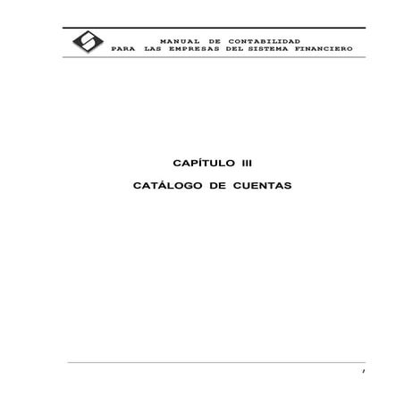 PLAN CONTABLE ASFI | PDF