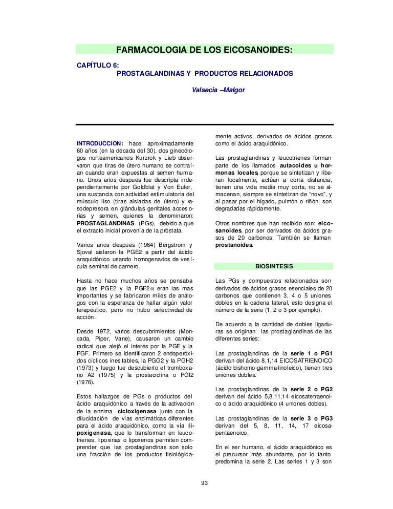 erección de prostaglandinas